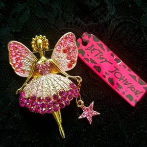Betsey Johnson Fairy Brooch